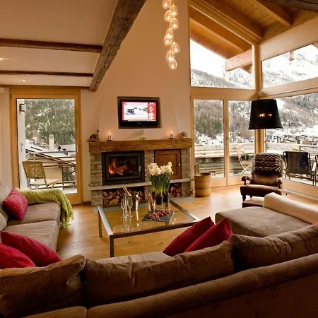 Panorama Chalet With Views To The Glaciers And The Dom Saas-Fee